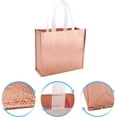 thumbnail image 5 of 12 Pack Luxury Gift Bags, Gold Silver Rose Gold Shiny Party Bags Non-Woven Reusable Medium Size Gift Bags for Birthday Wedding Baby Shower Christmas Party Supplies, 5 of 7