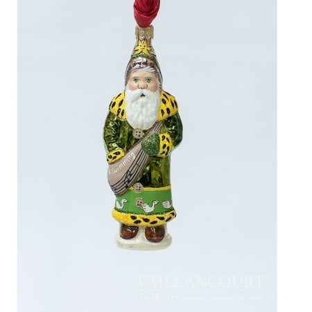 Ornament Mexican Folk Art - Vaillancourt Folk Art 7th Day of Christmas Seven Swans Swimming Polish Ornament