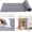 Gray, variant on Scratch Furniture Protector, 39.7"x15.7" Trimmable Self-Adhesive Mat, Corner Couch Protector from Claws, DIY Anti-Scratch Pad Rug for Sofa, Wall, Floor & Door, Gray