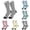 Blue 1PCS & Black 1PCS & Red 1PCS & Yellow 1PCS & Dark Green 1PCS, variant on jiaxiM 5 Pairs Womens Socks Casual Calf Crew Socks Cotton Comfortable and Lightweight Socks