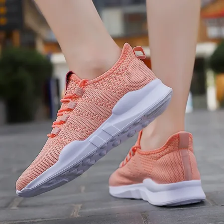 

Classic Outdoor Flying Woven Women‘s Sneakers Lace-up Running Sneakers