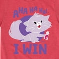 thumbnail image 3 of Disney Classics - Cats & Dogs - Yzma Cat I Win - Toddler And Youth Short Sleeve Graphic T-Shirt, 3 of 5