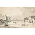 thumbnail image 2 of Giacomo Guardi 24x16 Gold Ornate Framed and Double Matted Museum Art Print Titled - The Island of Burano (1764-1835), 2 of 4