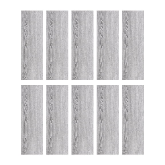Clearance Under $ 6.79 10Pcs Peel And Stick Wood Effect Vinyl Floor Tiles HB-003, 1.5Mm Thick Removable Floor Planks For Kitchen Bathroom Living Room Rental Decor