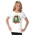 thumbnail image 4 of Betty Boop Christmas Wreath Attitude Women's Graphic T Shirt Tees Brisco Brands M, 4 of 5
