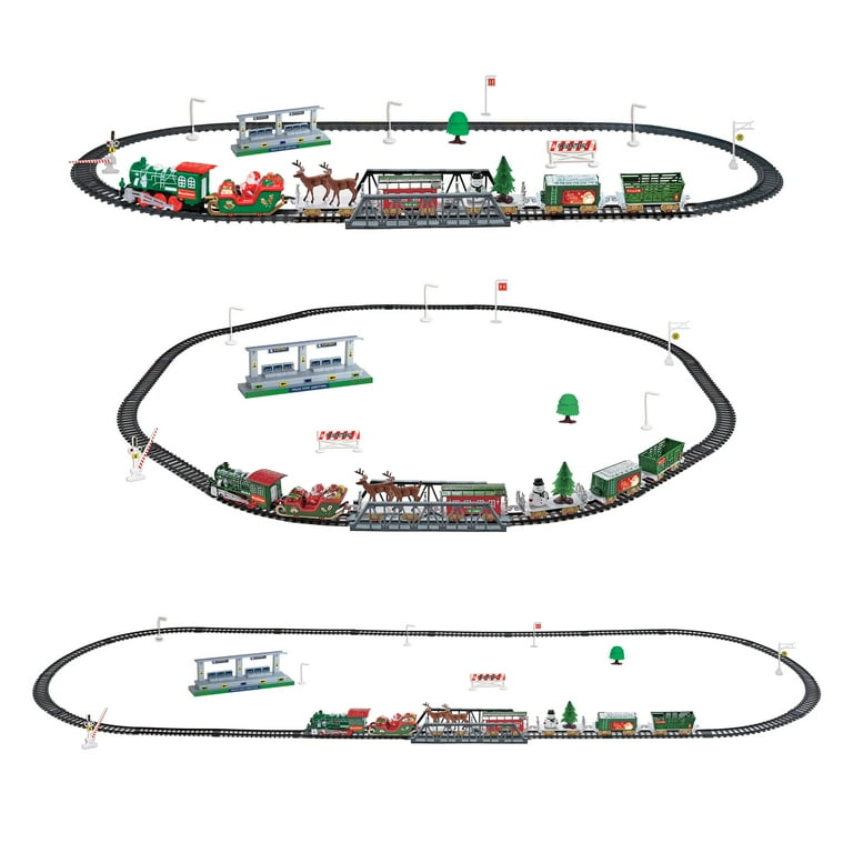 Santa's Choo Choo Train - Christmas Train Set - Walmart.com