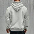 thumbnail image 4 of safuny Mens Zip Up Hoodies Sweatshirt Casual Workout Athletic Travel with Pockets Fall Jacket Gray XXL, 4 of 9