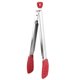 thumbnail image 1 of Pinzas de cocina de acero inoxidable Pinzas para barbacoa Pinzas de utilidad Clip de bloqueo resistente al calor para cocinar (rojo), 1 of 14