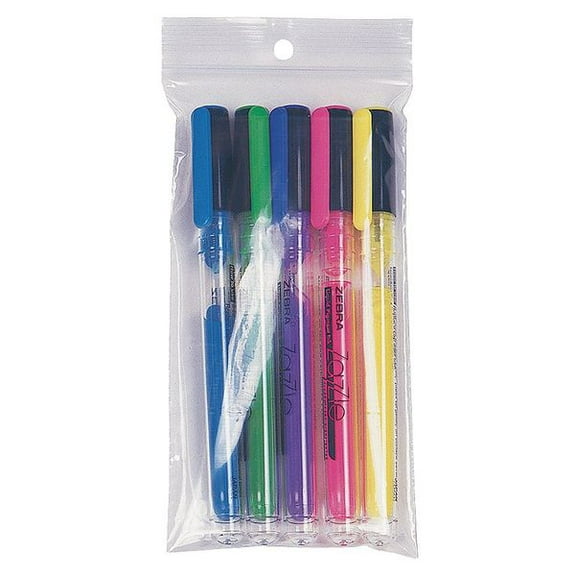 Manufacturer Varies Reclosable Poly Bag,Zip Seal,PK1000 5CNZ1