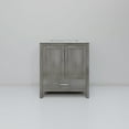 thumbnail image 4 of Lexora Home Jacques 30" Carrara Marble Top Single Vanity in Distressed Gray, 4 of 9