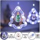 thumbnail image 4 of BLOOMWIN Xmas Window Lights, 3m Christmas Curtain Lights USB Xmas Tree Fairy Lights Novelty Window Winter Decorations for Bedroom Indoor Home, Cool Wh, 4 of 5