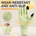 thumbnail image 4 of OZERO Womens Winter Gloves for Cold Weather: Touchscreen Thermal Womens Gloves Texting - Water Resistant Anti-Slip Warm for Running Cycling Driving Green, 4 of 8