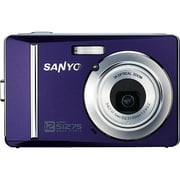 Sanyo Purple VPCS1275 Digital Camera with 12 MegaPixels, 3x Optical Zoom, 2.8" LCD Display, Face Detection