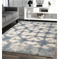 thumbnail image 6 of Pasargad Home Shibori Collection Hand-Loomed Silver/Blue Bsilk & Wool Area Rug- 9' 0" X 12' 0", 6 of 6