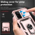 thumbnail image 4 of Estuche GANGXUN para Samsung Galaxy A02S, soporte giratorio 360°, estilo mecánico y magnético, 4 of 5