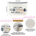 thumbnail image 3 of Bolsas de maquillaje con temática de gatos para mujeres y niñas, bonitas bolsas de viaje para cosméticos con cierre, divertidos regalos para mamá y gato para cumpleaños y Navidad, 3 of 6