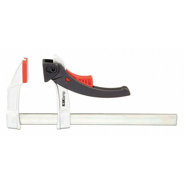 BESSEY KLI3.008 8 in Ratcheting Clamp FiberglassReinforced Polyamide Handle and