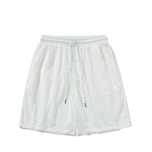 pstuiky Hombres bajos, Pantalones cortos deportivos informales con estampado de cordón para exteriores de verano para hombre Pantalones cortos de baloncesto
