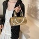 thumbnail image 4 of Bolso de hombro en forma de barril con correa de cadena para mujeres y niñas, 4 of 9