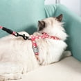 thumbnail image 3 of Cat Harness and Leash Set，Escape Proof Adjustable for Outdoor Walking with Safety Buckle, Moon and Star, 3 of 8