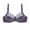 Gray, variant on Diufon Womens Full Coverage Bras Solid Color Lace Patchwork Bras Push up Breathable Bras