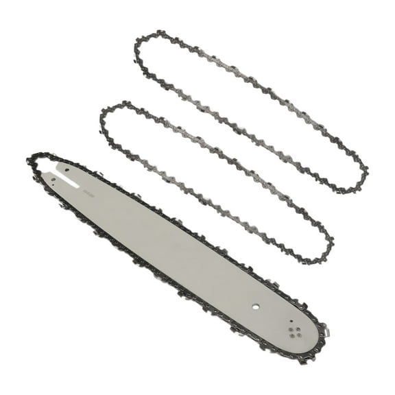 16 Inch Chain Saw Guide Bar with 3Pcs Chains for 009 012 021 E180 MS180 MS190 MS250