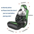 thumbnail image 2 of Picia Rock Guitar Guinea Pig Print Waterproof Sweating Car Seat Cover for Post Gym Workout, Running, Beach and Hiking, Universal Fit Anti-Slip Bucket Seat Protector, 2 of 5