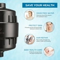 thumbnail image 2 of JJEAN-Shower Filter, 20-Stage Showerhead Filters, High Output Shower Head Filter for Hard Water, Water Softener Reduces Dry Skin, Dandruff, Eczema and Improves Skin, Hair and Nails, Gray, 2 of 2