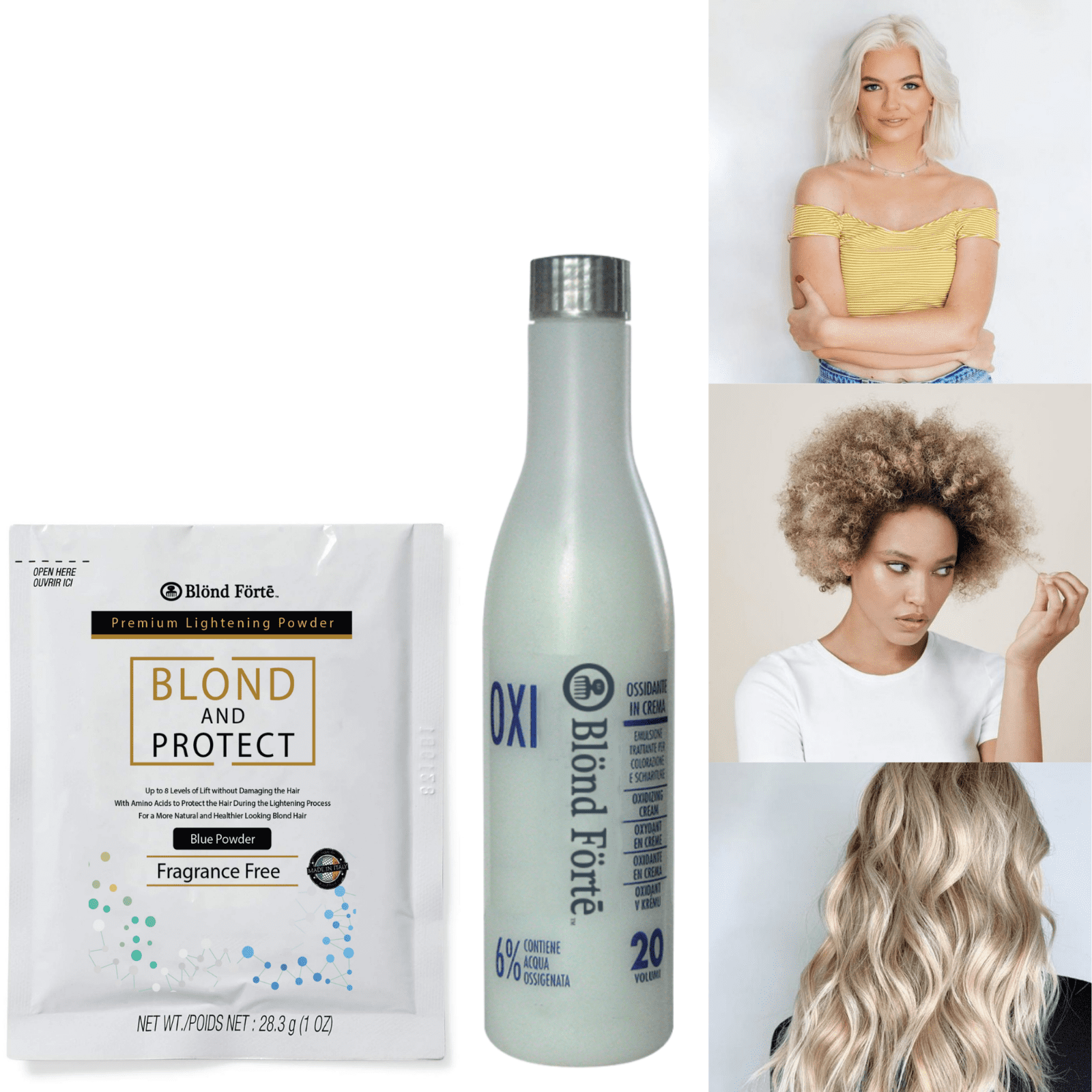 Blond Forte Diy Blond Protect 8 Level Hair Bleach Lightening