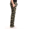 thumbnail image 2 of #followme Microfleece Mens Buffalo Plaid Pajama Pants with Pockets (Camouflage Green, XX-Large), 2 of 3