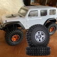 thumbnail image 5 of KLKCMS RC Wheel Rims Tires Spare Parts Accessories for Axial Axi00002 1 / 24 Trucks Titanium, 5 of 5
