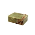thumbnail image 1 of Boîte à Souvenirs Rectangulaire Asteria 5 Po, Onyx Vert Tourbillon, 1 of 1