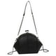 thumbnail image 4 of Bolso de hombro para mujer, bolso cruzado de viaje de piel sintética, elegante y pequeño. negro, 4 of 9