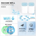 thumbnail image 2 of Enrutador de malla WAVLINK AX3000 WiFi 6 de 5,000 pies cuadrados Cobertura, 2 of 8