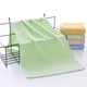 thumbnail image 1 of Zhuge Toallas de fibra de bambú de color liso, 6 unidades, de algodón suave y súper absorbentes, para ducha, piscina, spa y gimnasio, para uso diario, 25 x 50 cm (verde)., 1 of 5