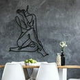 thumbnail image 6 of Wall Art Decor Minimalist Female Body For Bedroom Bathroom Living Room Art Metal Decorative Wall Pendant Hanging Decorations Graduation, 6 of 8