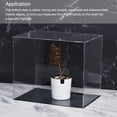 thumbnail image 5 of Uxcell Acrylic Display Case Plastic Box Cube Storage Box Clear Small Assemble Dustproof Showcase 41x31x15.5cm, 5 of 5
