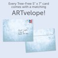 thumbnail image 2 of Tree-Free Greetings Holiday Greeting Card 2 Pack, 100% Recycled Paper, 5x7, Magical Reindeer (GT64271), 2 of 7