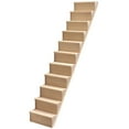 thumbnail image 1 of Miangastore Mini Escalier Jaune Clair Lot de 12.2X2.2X0.9In Usage Intérieur, 1 of 9
