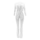 thumbnail image 4 of Traje de dos piezas de oficina de traje de color sólido delgado informal de moda para mujer Wmkox8yi  bvn2165, 4 of 5