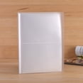 thumbnail image 2 of 2X PP Pure Couverture Simple Givrée Insert Transparent Type 5R 7 Pouces Album Photo/carte Postale Collection Écriture 80 Photos, 2 of 5