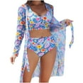 thumbnail image 2 of Abomasnow Bathing Suit Cover up for Women Sexy Open Front Beach Bikini Swimsuit Kimono Cardigan Cover Up Long Flowy Beachwear, 2 of 9