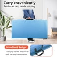 thumbnail image 6 of YRLLENSDAN Large Gymnastics Mat Folding Gym Mat for Kids Leather Tumbling Mat for Gymnastics for Home Schooling and Daycare Cheer Mat Thick Exercise Mat for Home Workout 4×8 ft,Blue, 6 of 7