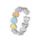 thumbnail image 2 of Y Anillo Ajustable Abertura De Moda En Forma De Corazón Para Mujeres Anillo Redondo Joyería Para Niñas Anillos, 2 of 2