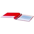 thumbnail image 2 of Universal UNV31403 Economy 11 in. x 8.5 in. 1 in. Capacity 3-Ring Non-View Binder - Red, 2 of 3