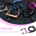 thumbnail image 4 of Toystoory Clip de nariz Aleación de aluminio con alambre Equipo de natación Clips de buceo Multicolor Ahorro de espacio Suministros de surf Deportes acuáticos Rosa roja, 4 of 6
