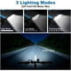 thumbnail image 2 of Luz De Bicicleta Recargable USB, Linterna De Bicicleta A Prueba De Agua con Timbre De Bicicleta De Luz De 120 Decibelios, Luz De Bicicleta LED para Carretera Y Montaña - Seguridad Nocturna, 2 of 5