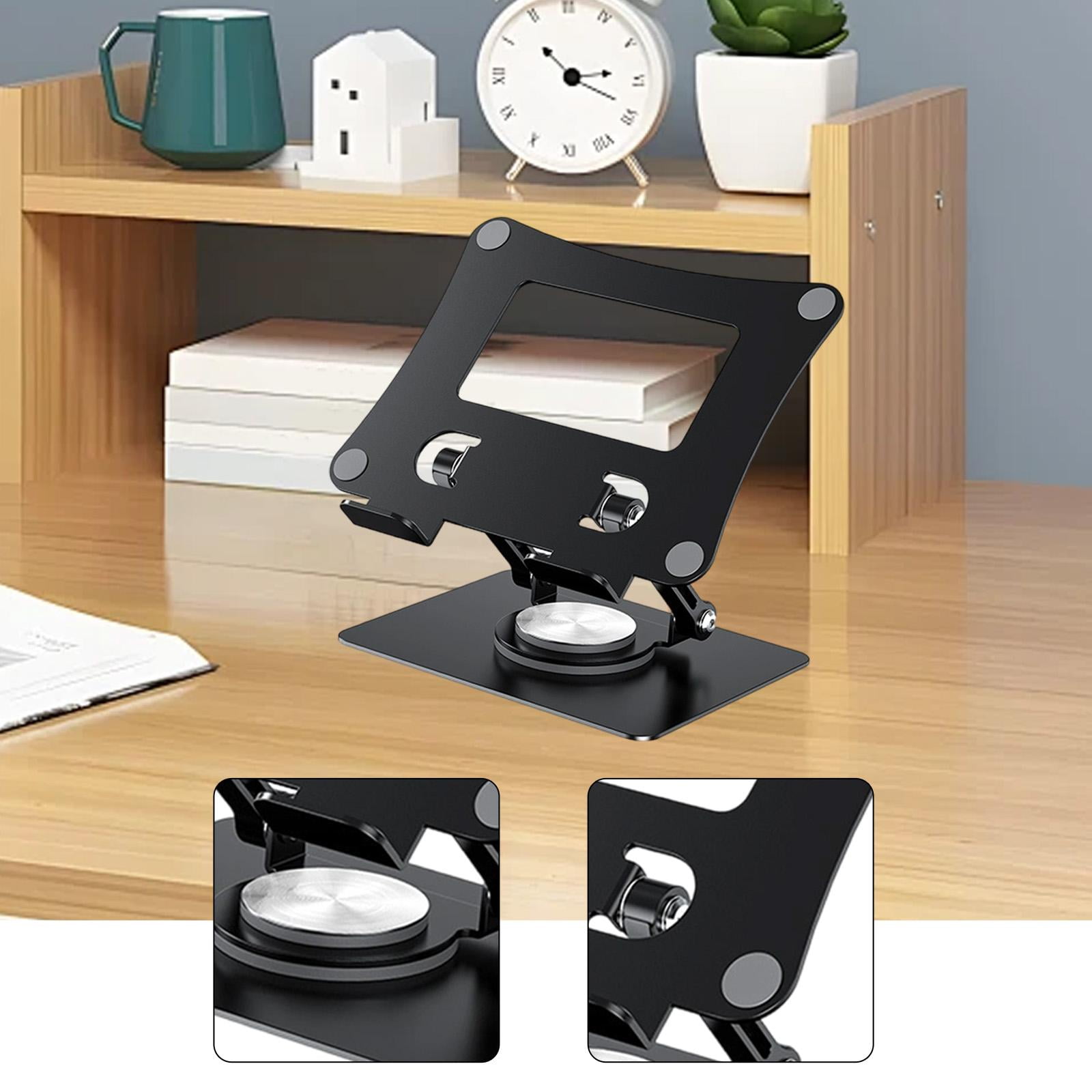 Laptop Stand Computer Holder Tablet Riser Rotatable Metal Material Adjustable Height for Home Office Workstations