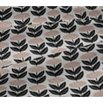 thumbnail image 4 of oneOone Cotton Jersey Black Fabric Leaves & Floral Block Quilting Supplies Print Sewing Fabric By The Yard 58 Inch Wide, 4 of 4