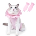thumbnail image 1 of Cat Recovery Clothes Soft Breathable Anti-licking Bodysuit With Adjustable Buckle E-collar Substitute, 1 of 9